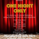 Spotlight Musical Theatre Group Presents - For One Night Only
